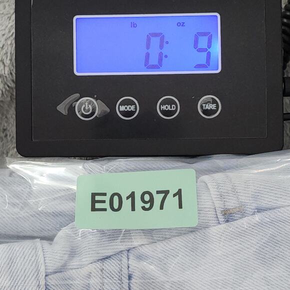 Vintage 90s Riders Shorts Womens 14 Blue Light Wash High Rise Cuffed Jorts Mom - Picture 12 of 12